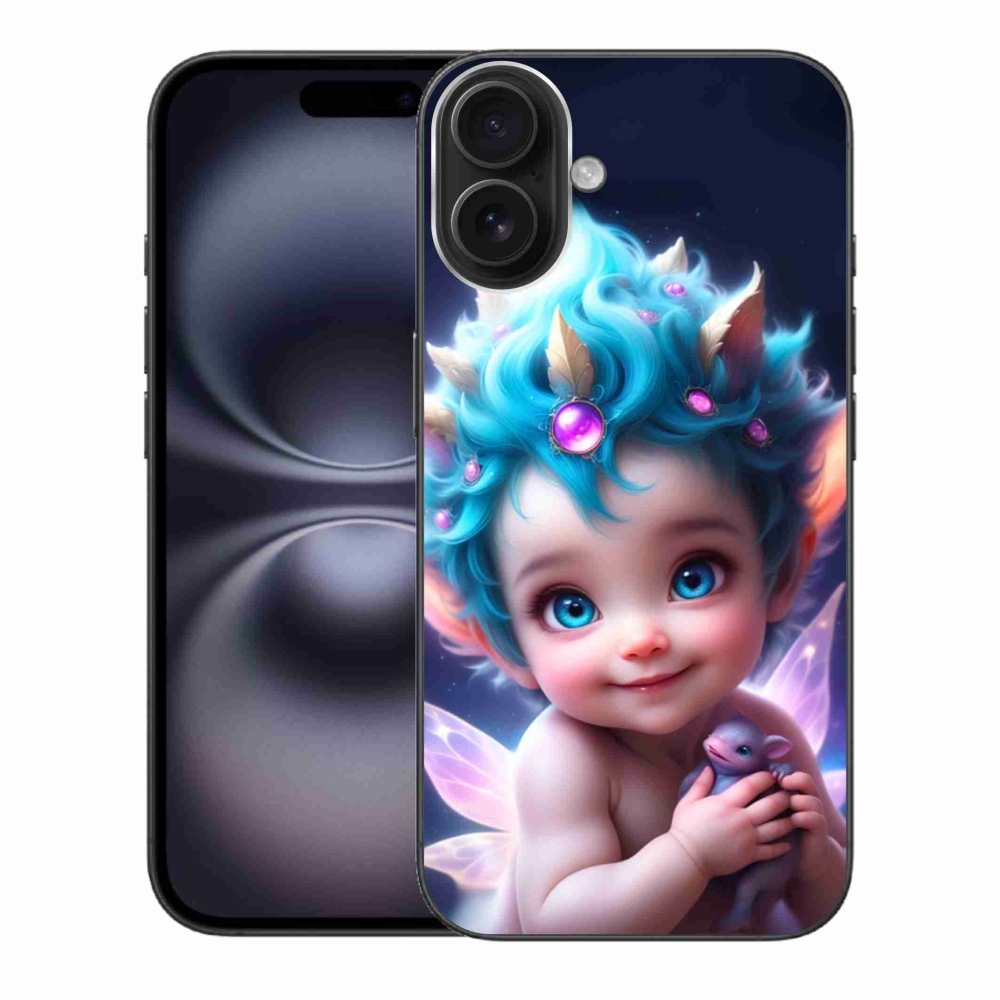 Gél borítás mmCase iPhone 16 Plus készülékhez - baba pillangószárnyakkal
