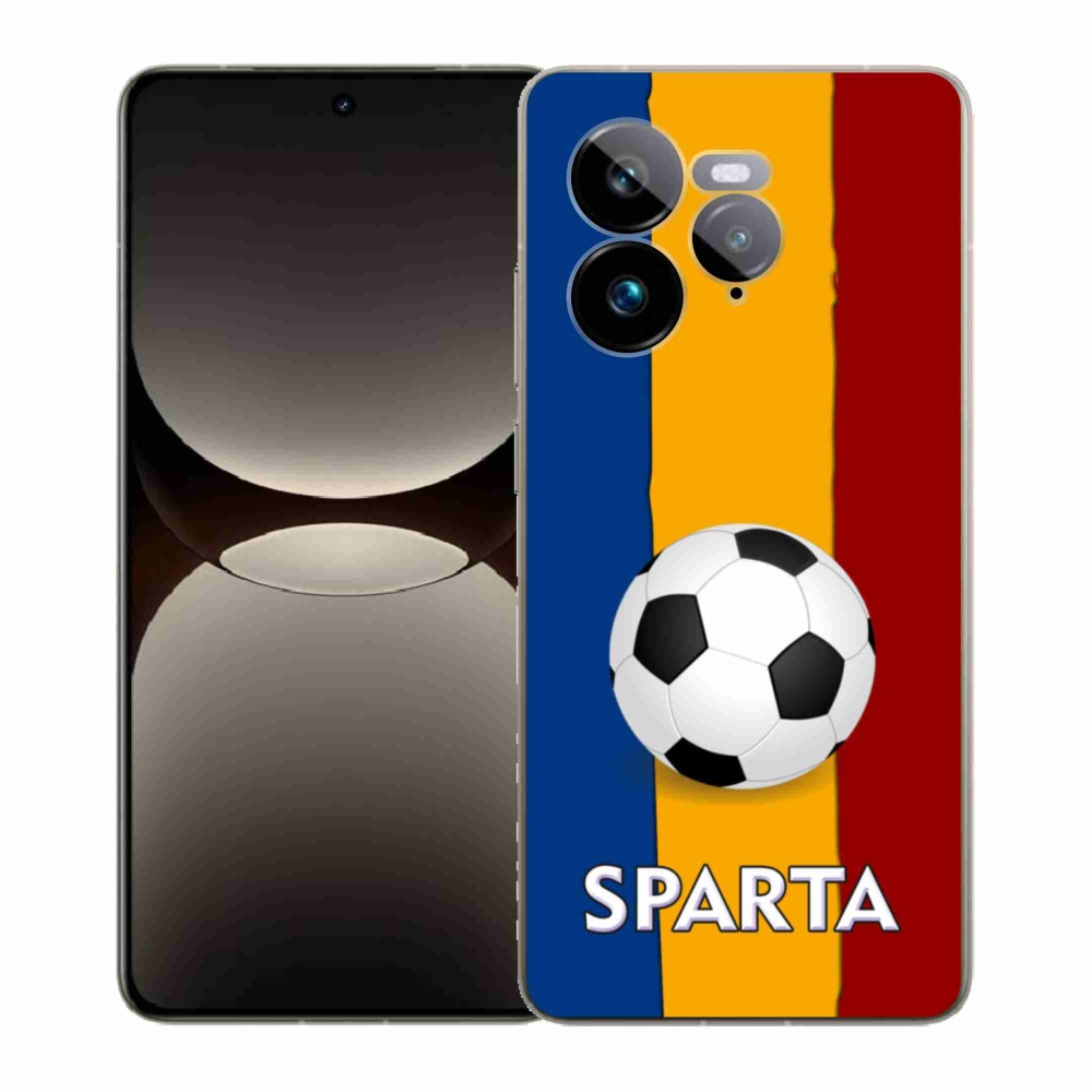 Gél borítás mmCase a Realme GT 7 Pro 5G számára - futball 1