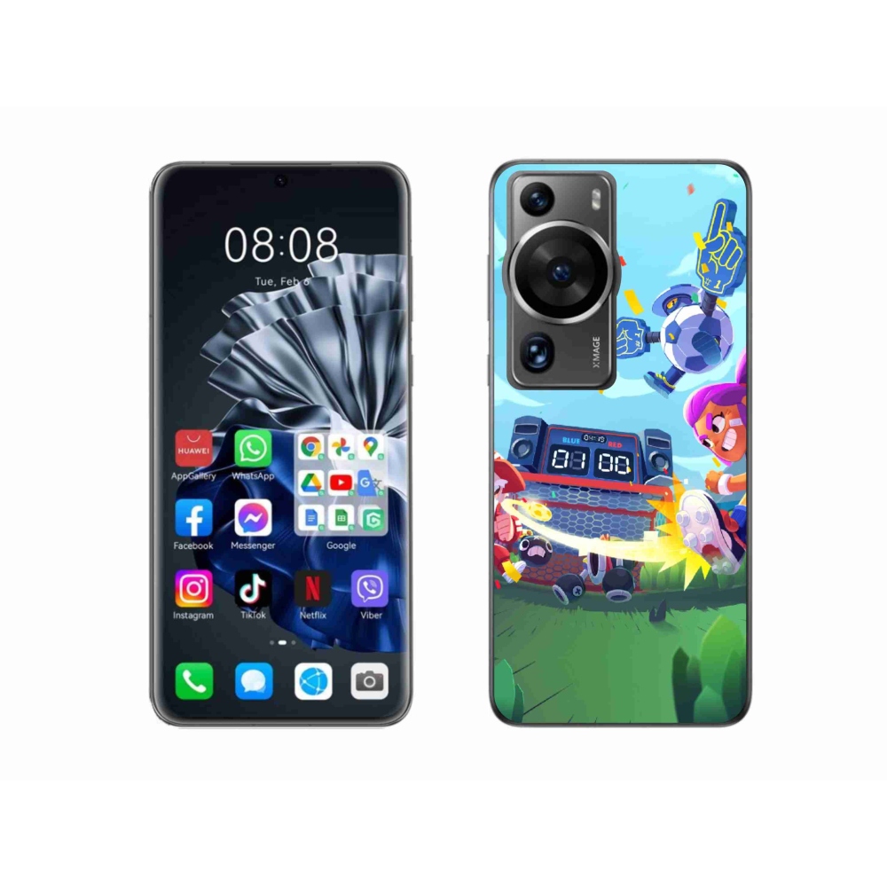 Gél borítás mmCase a Huawei P60 Pro számára - brawl stars 1