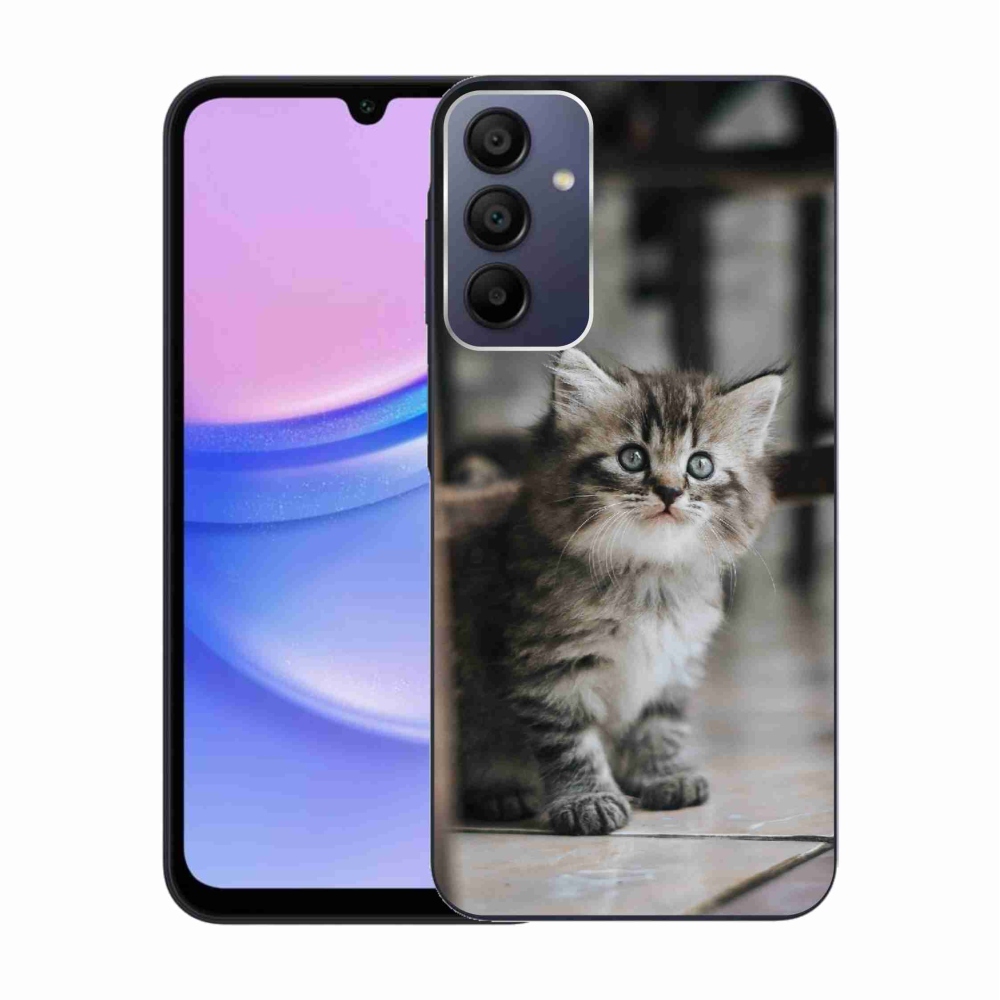 Gél védőhuzat mmCase Samsung Galaxy A15 4G/5G - cica - Samsung Galaxy A15 4G/5G - cica