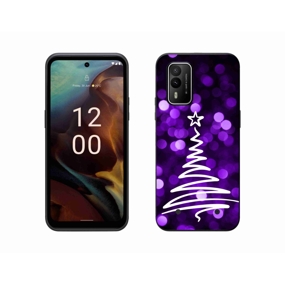 Zselés borítás mmCase a Nokia XR21 készülékhez - fa