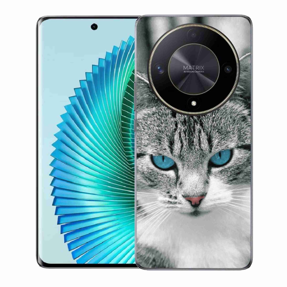 Zselés borítás mmCase a Honor Magic 6 Lite 5G számára - cat view 1