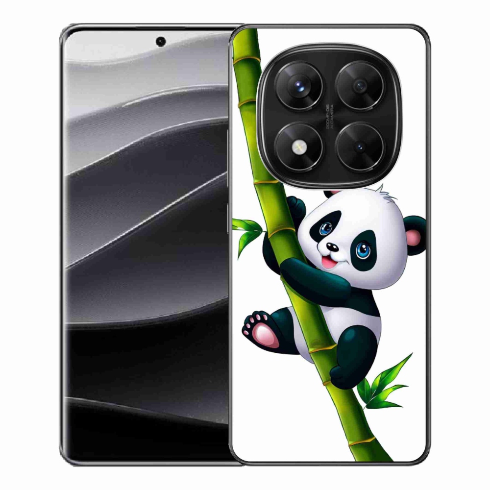 Gél borítás mmCase a Xiaomi Redmi Note 14 Pro 5G/Poco X7 5G számára - panda a bambuszon