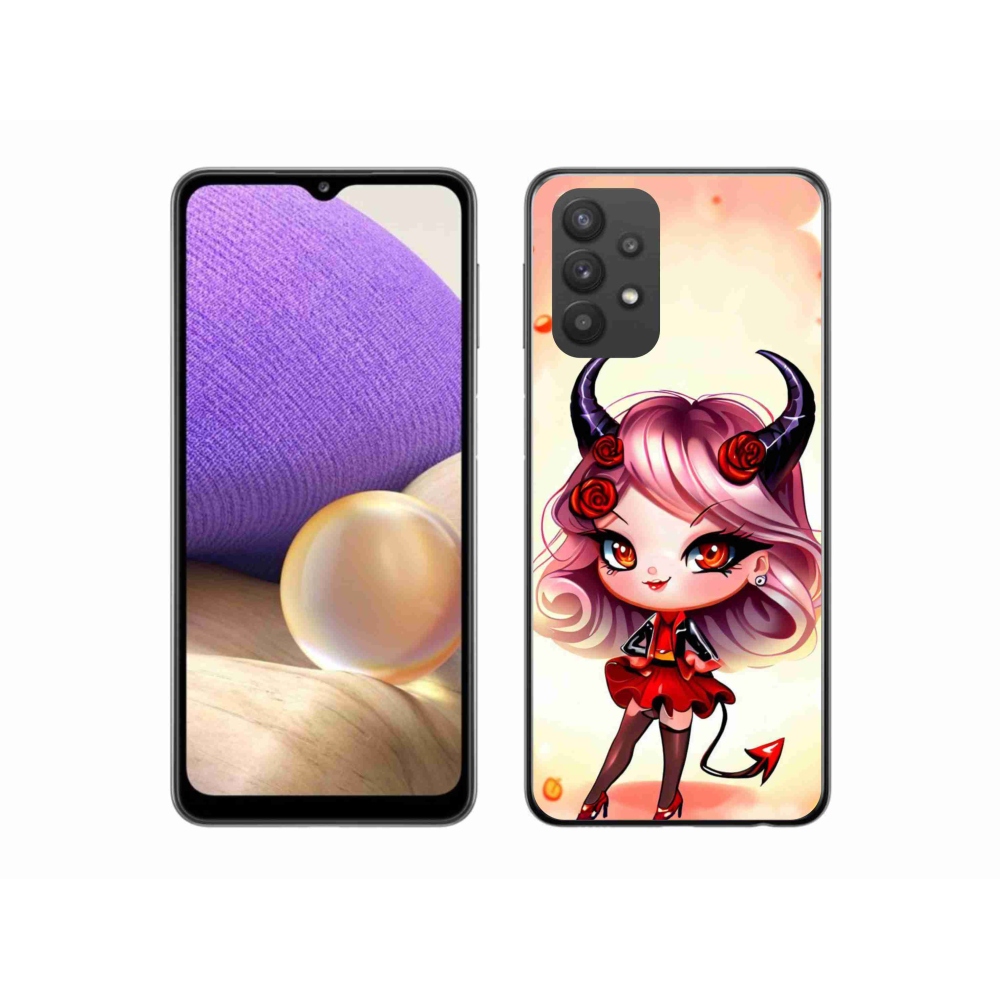 Gél borítás mmCase Samsung Galaxy A32 5G - rajzfilm ördög