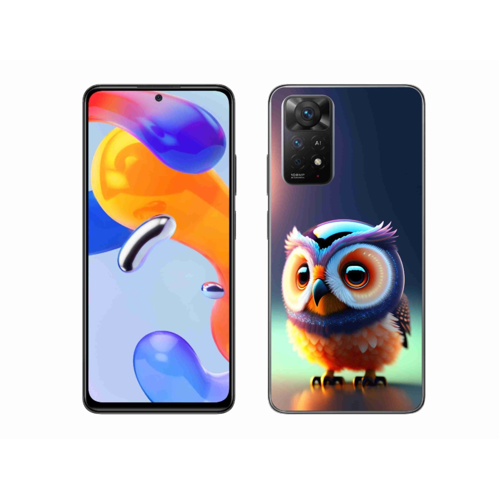 Gél borítás mmCase a Xiaomi Redmi Note 11 Pro 4G/5G számára - bagoly