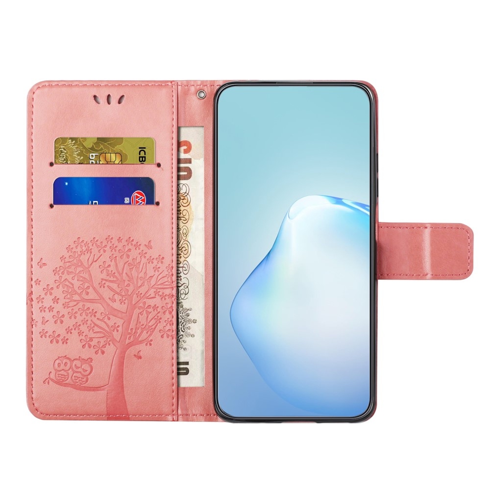 Fa könyv tok Samsung Galaxy A35 5G - rózsaszínű