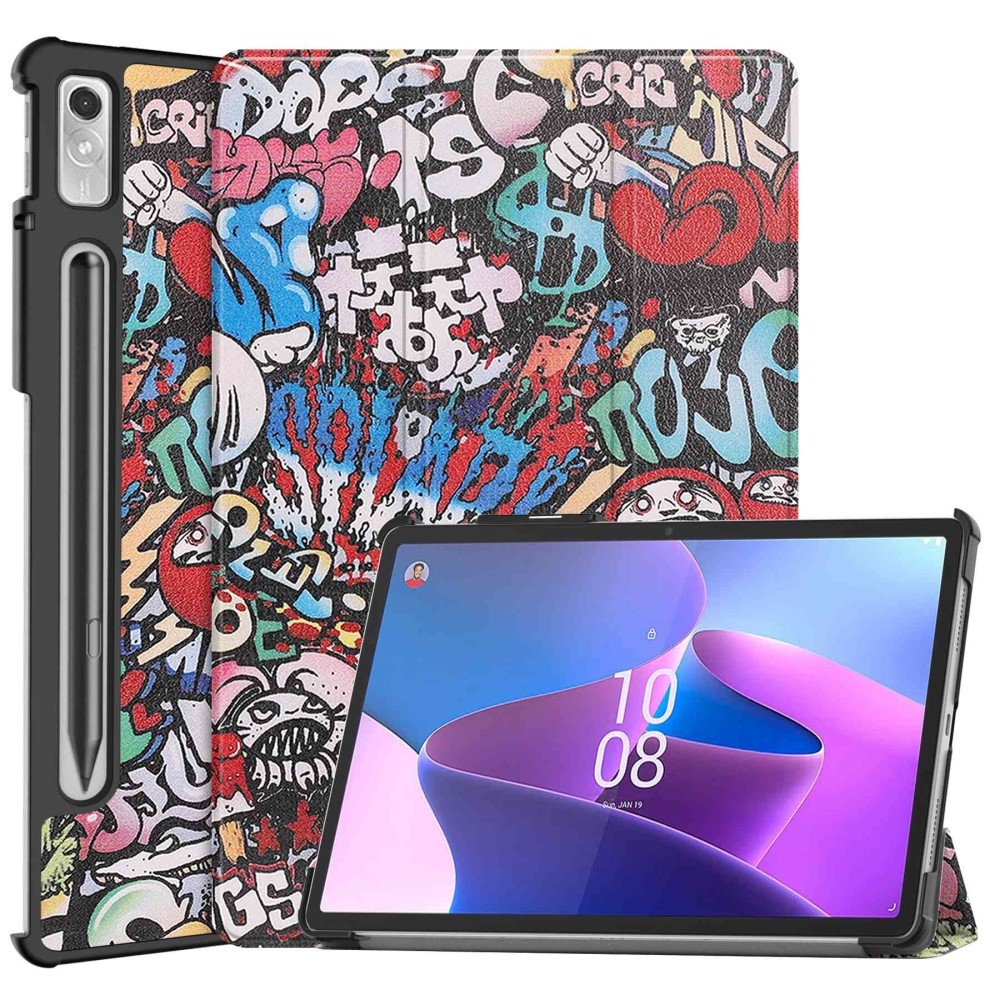 Nyomtatás intelligens záró tok Lenovo Tab P11 Pro (2.Gen) - graffiti