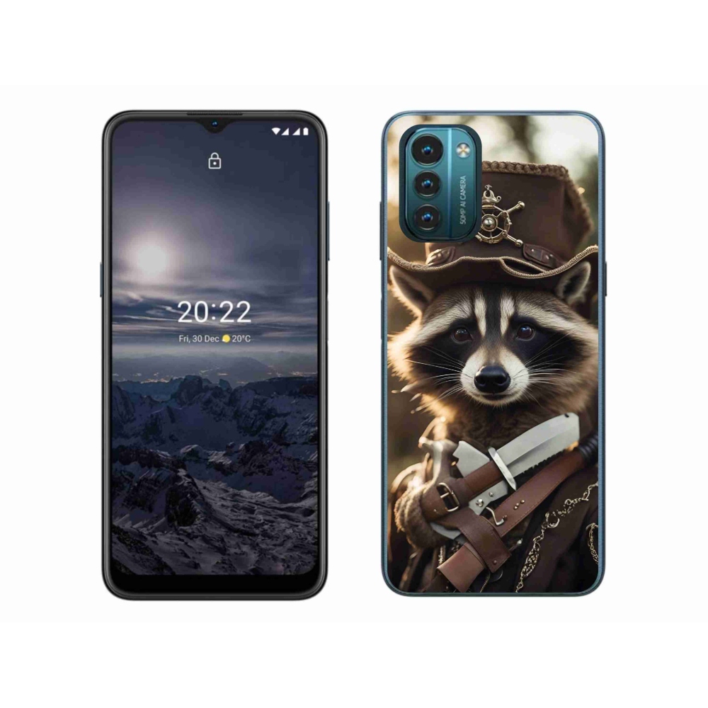 Zselés borítás mmCase a Nokia G11/G21 készülékhez - mosómedve egyenruhában