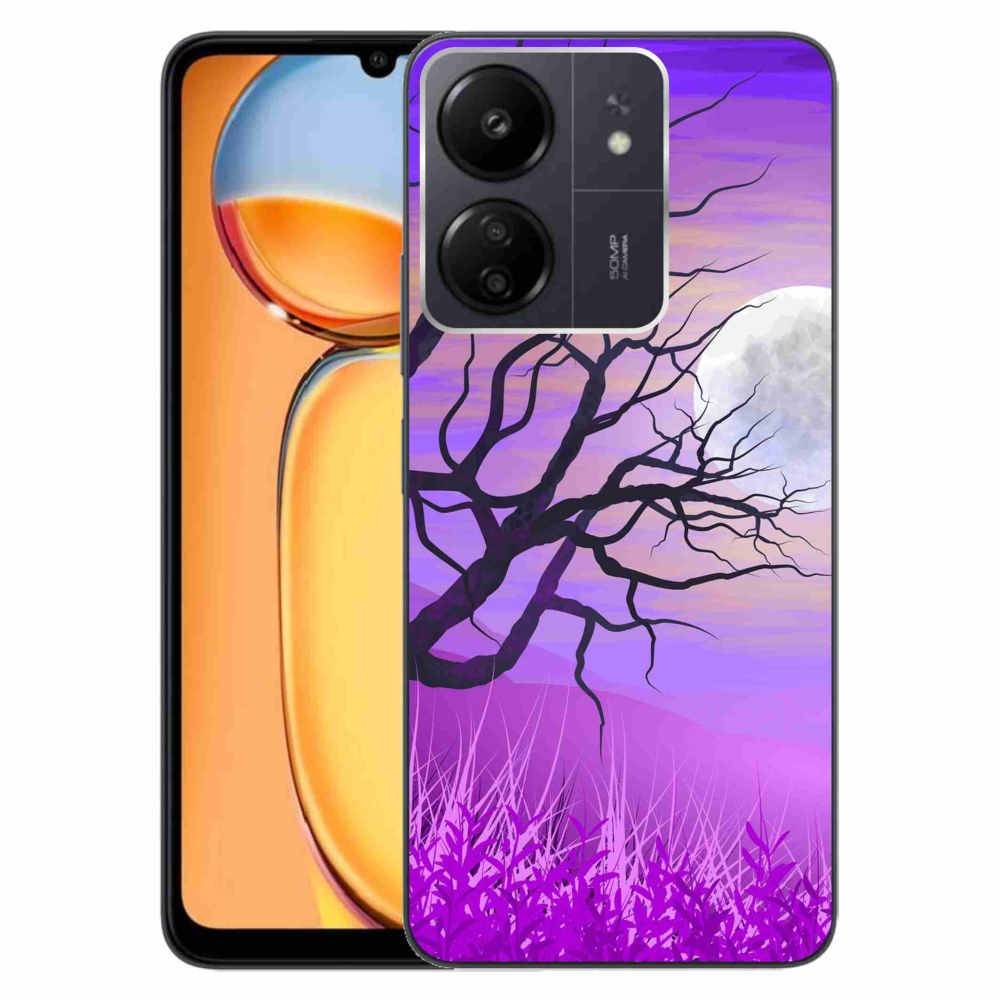 Gél tok mmCase a Xiaomi Poco C65/Redmi 13C számára - rajzfilmes kidőlt fa