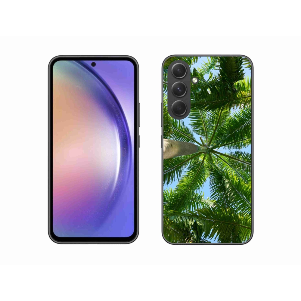Gél borítás mmCase Samsung Galaxy A54 5G - pálmafa - Samsung Galaxy A54 5G - pálmafa