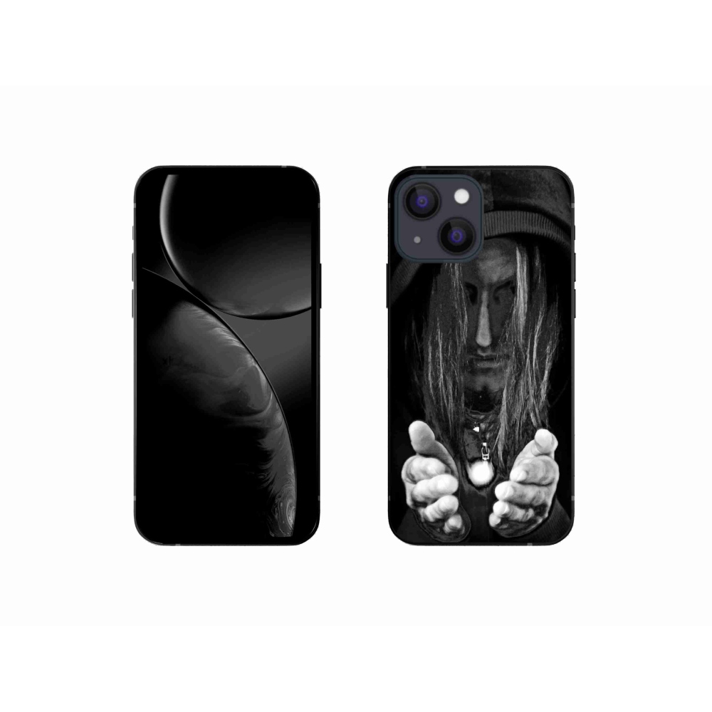 Gél borítás mmCase iPhone 13 mini készülékhez - titokzatos személy