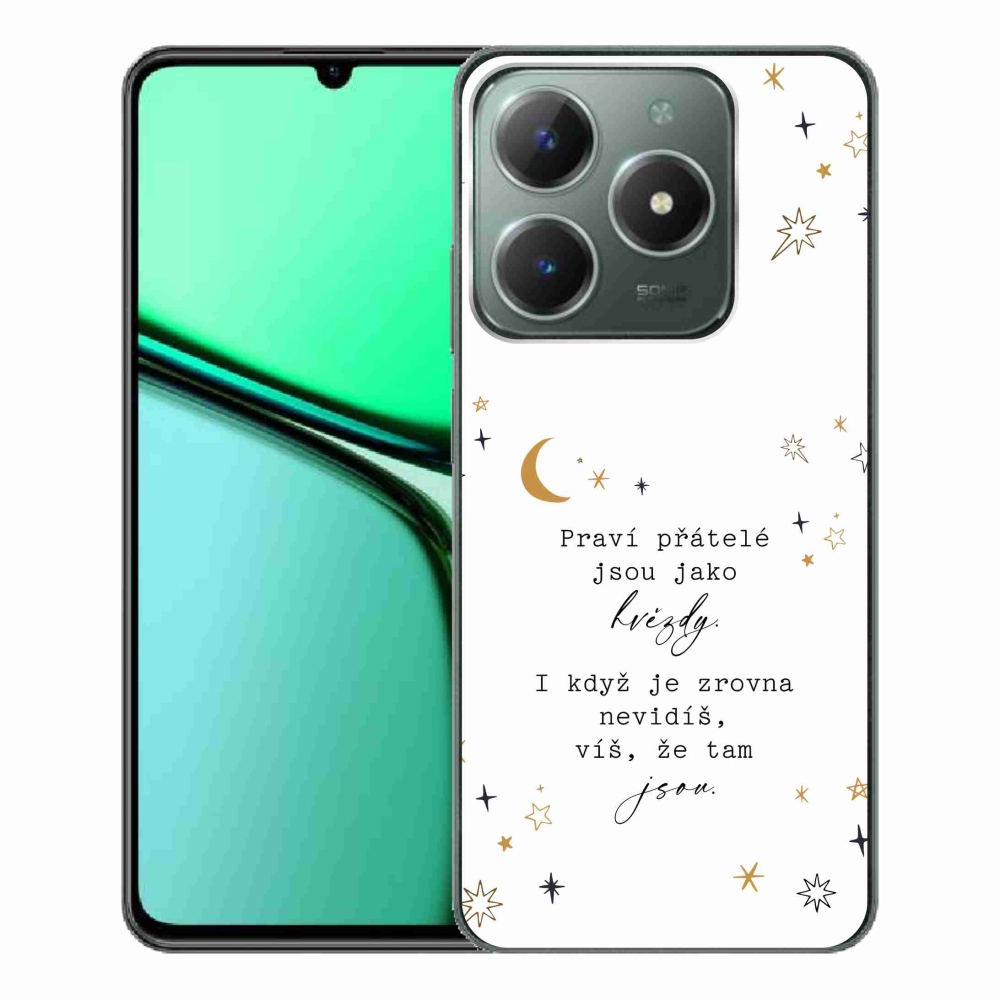 Gélborítás mmCase a Realme C61 készülékre - idézet 6 fehér háttér