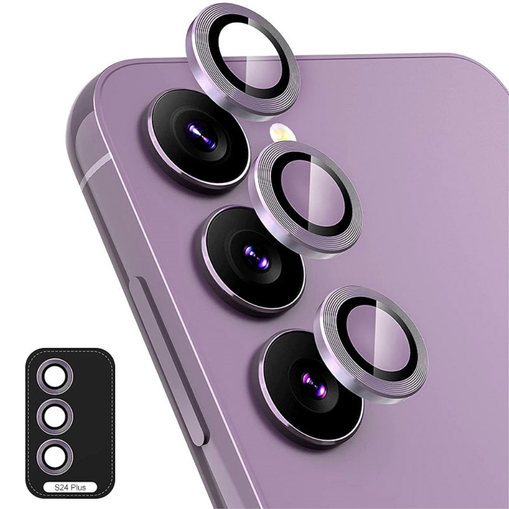 ENK kamera lencse üveg Samsung Galaxy S24+ (különálló szemüveg) - lila