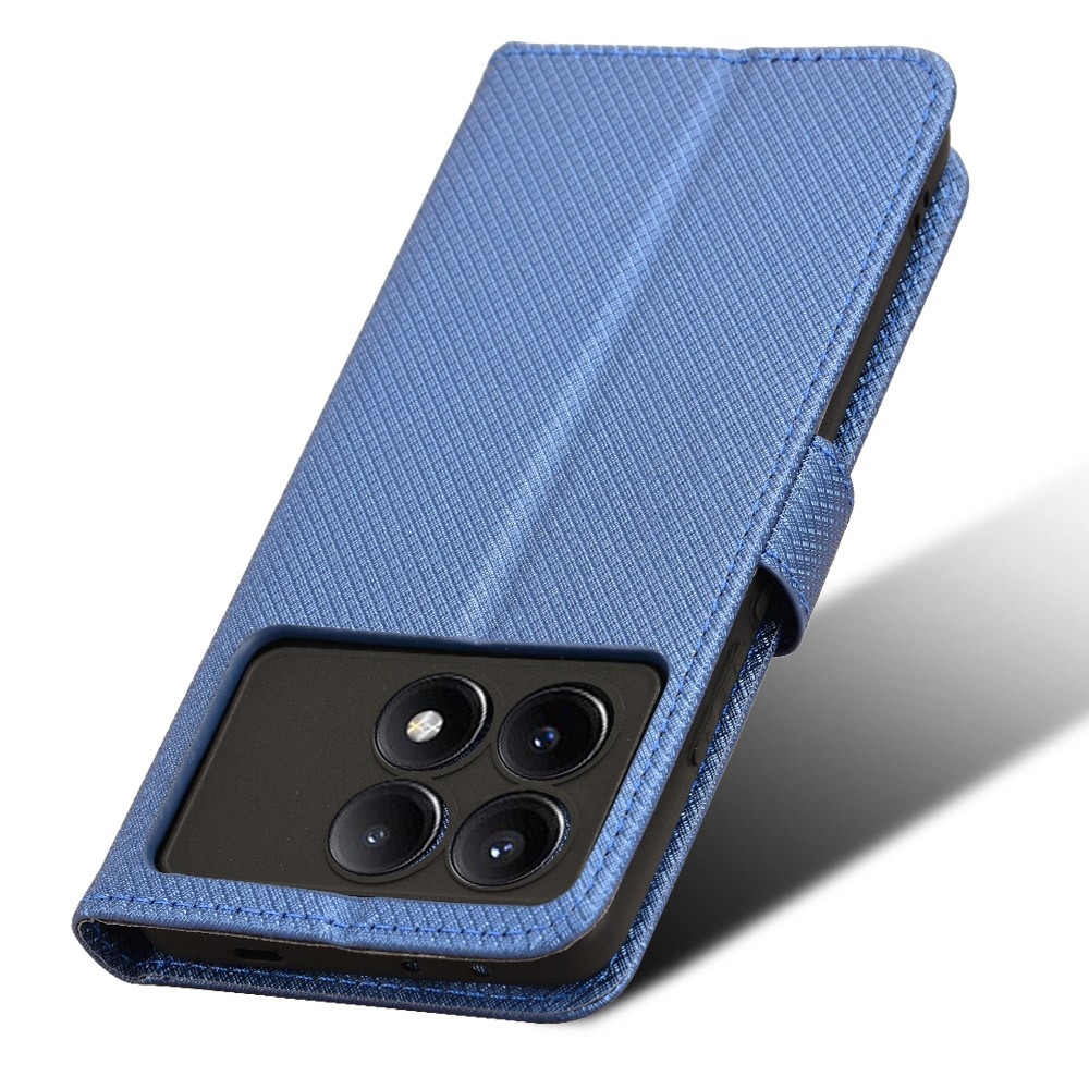 Csuklótáska a Xiaomi Poco X6 Pro 5G számára - kék