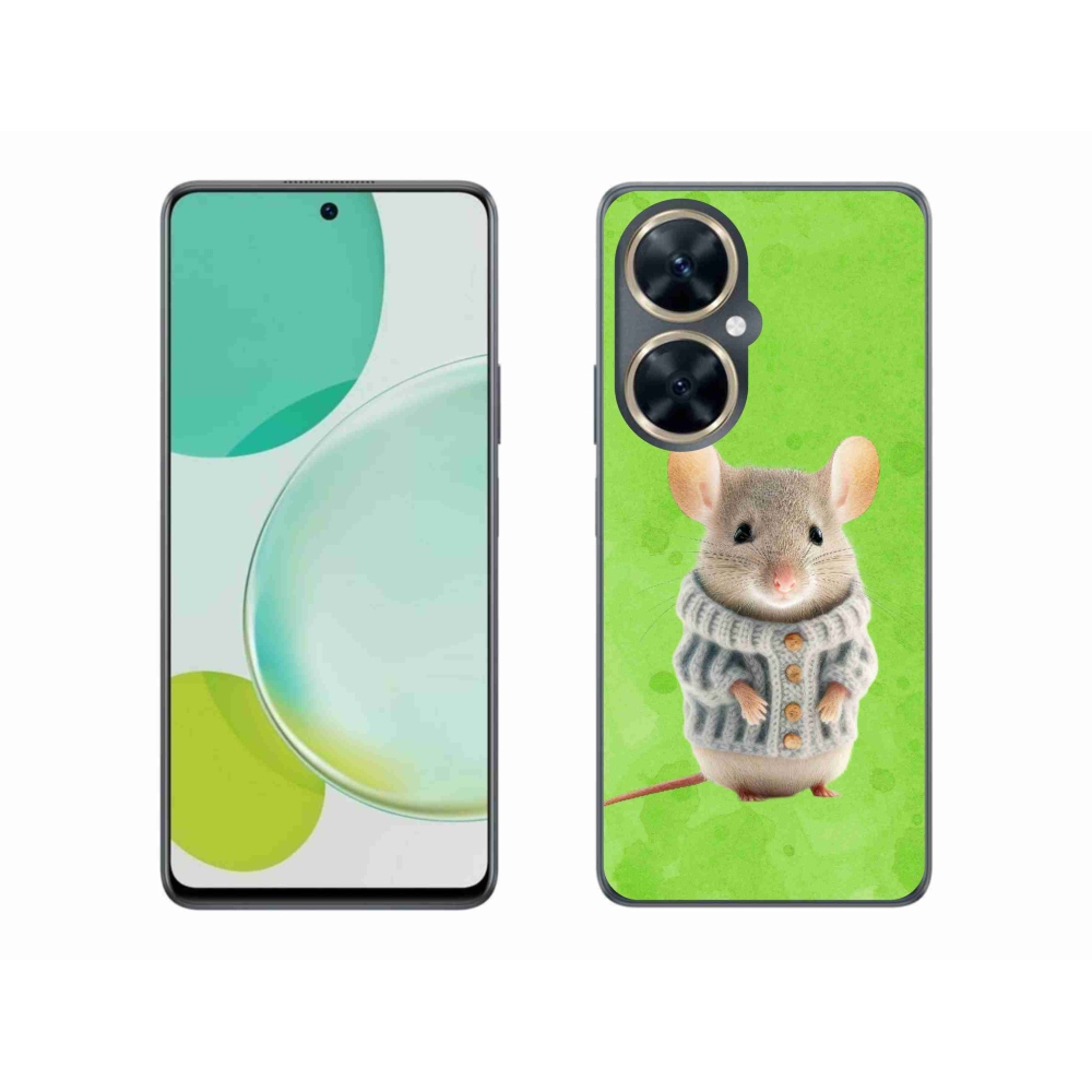 Gél borítás mmCase a Huawei Nova 11i készülékhez - egér pulóverben