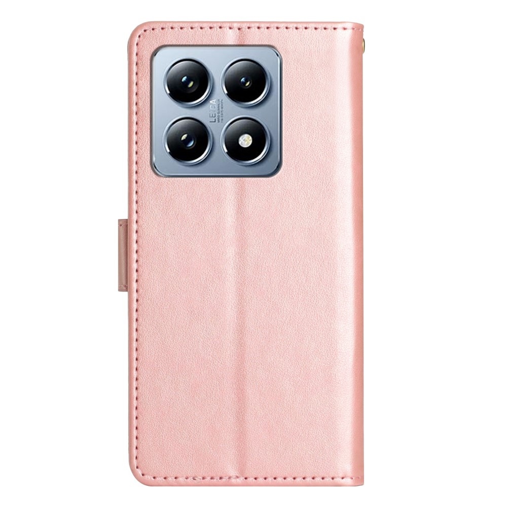 Virágok könyve tok Xiaomi 14T Pro - rózsaarany