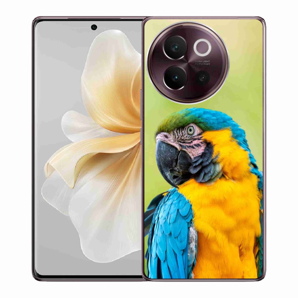Gél tok mmCase a Vivo V40 Lite 5G készülékhez - papagáj ara 2