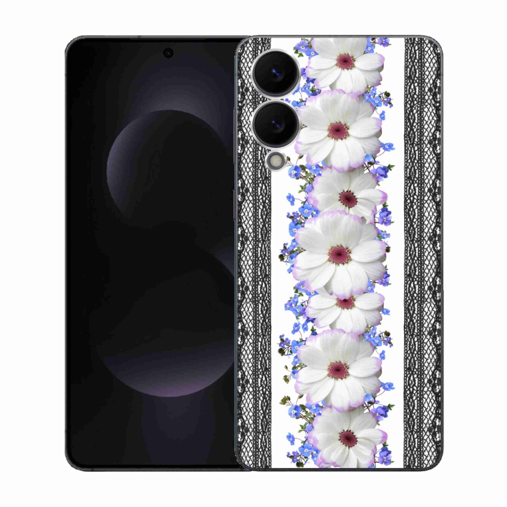 Gél borító mmCase Samsung Galaxy S25 Edge - virágok 8