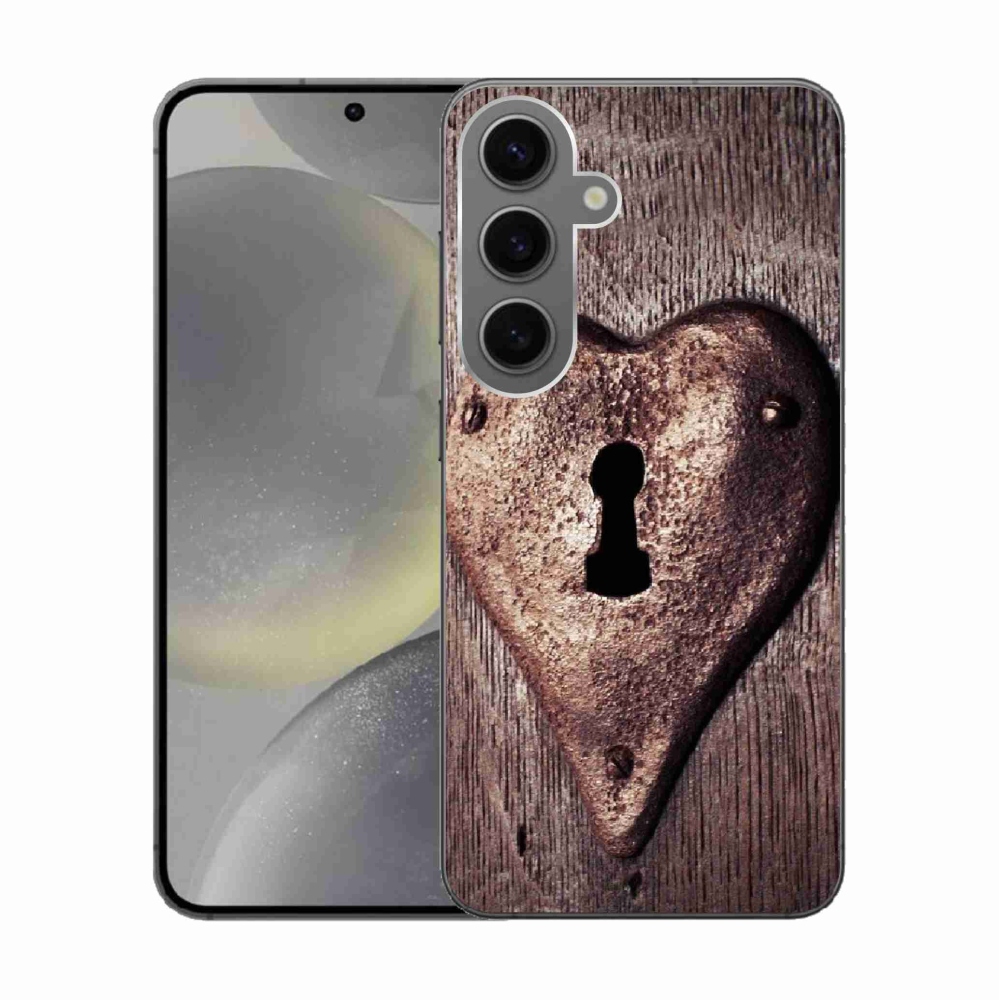 Gél borítás mmCase Samsung Galaxy S24 készülékhez - szív alakú zár