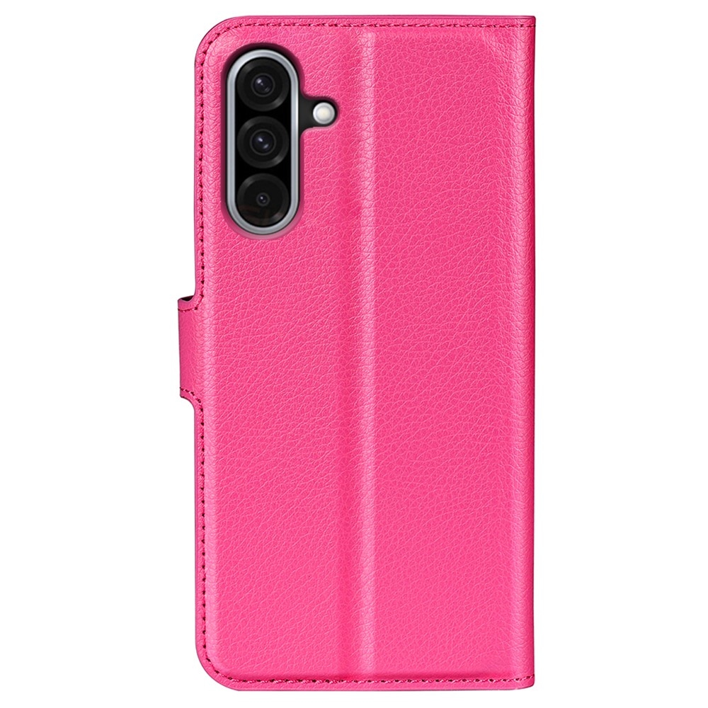 Litchi könyv tok Samsung Galaxy A36 5G - rózsa