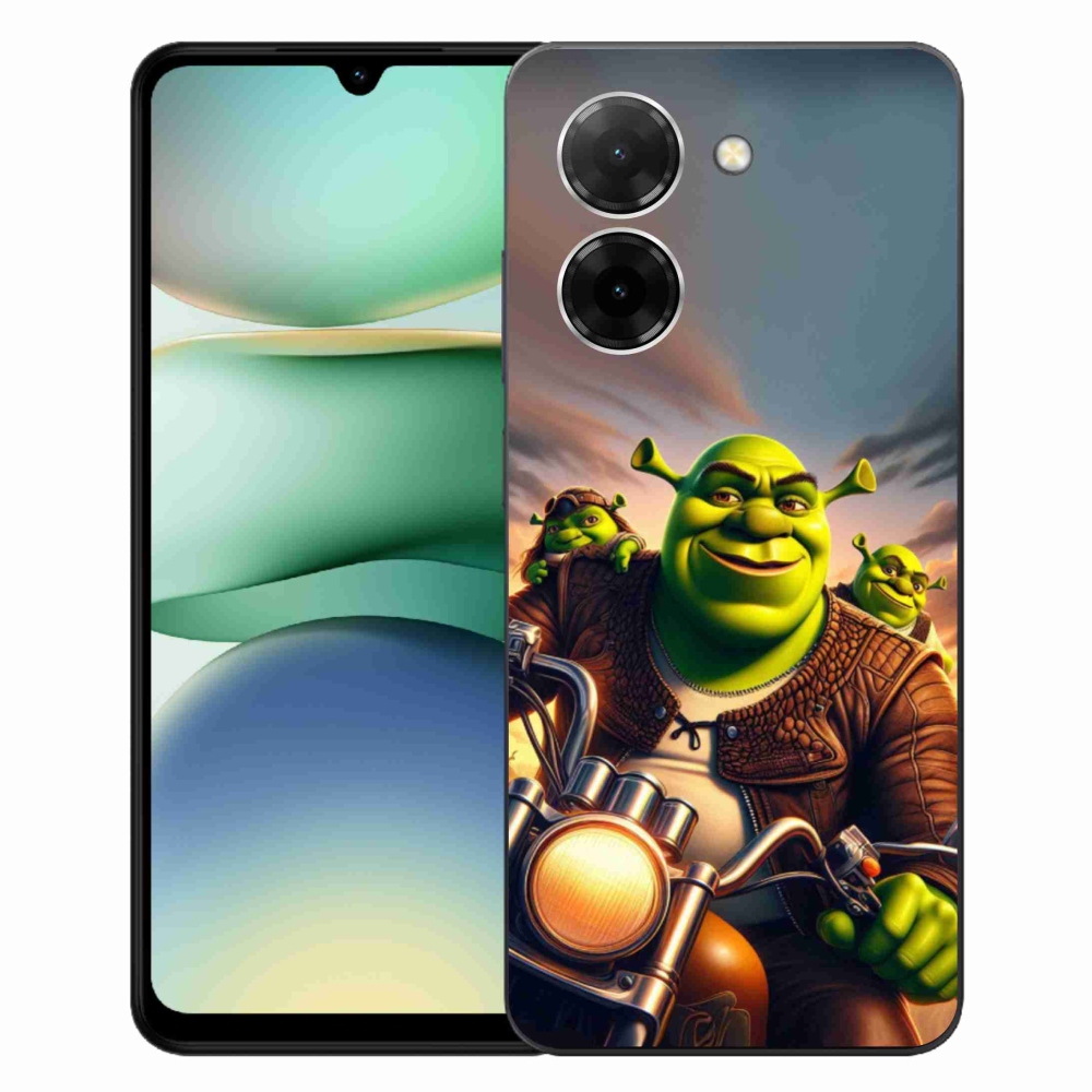 Gél borítás mmCase a Xiaomi Redmi A5 (171.7x77.8x8.3mm) - shrek egy motorkerékpárral