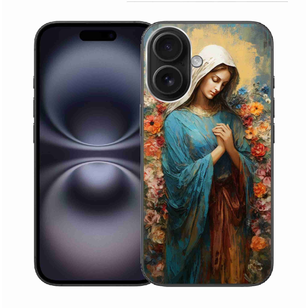 Gél borítás mmCase iPhone 16 készülékhez - szent nő