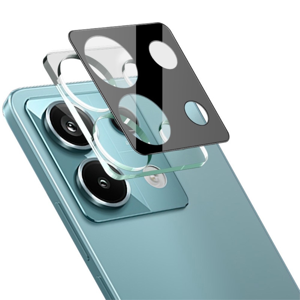 IMK kamera lencse üveg Xiaomi Redmi Note 13 Pro 5G/Poco X6 5G - fekete