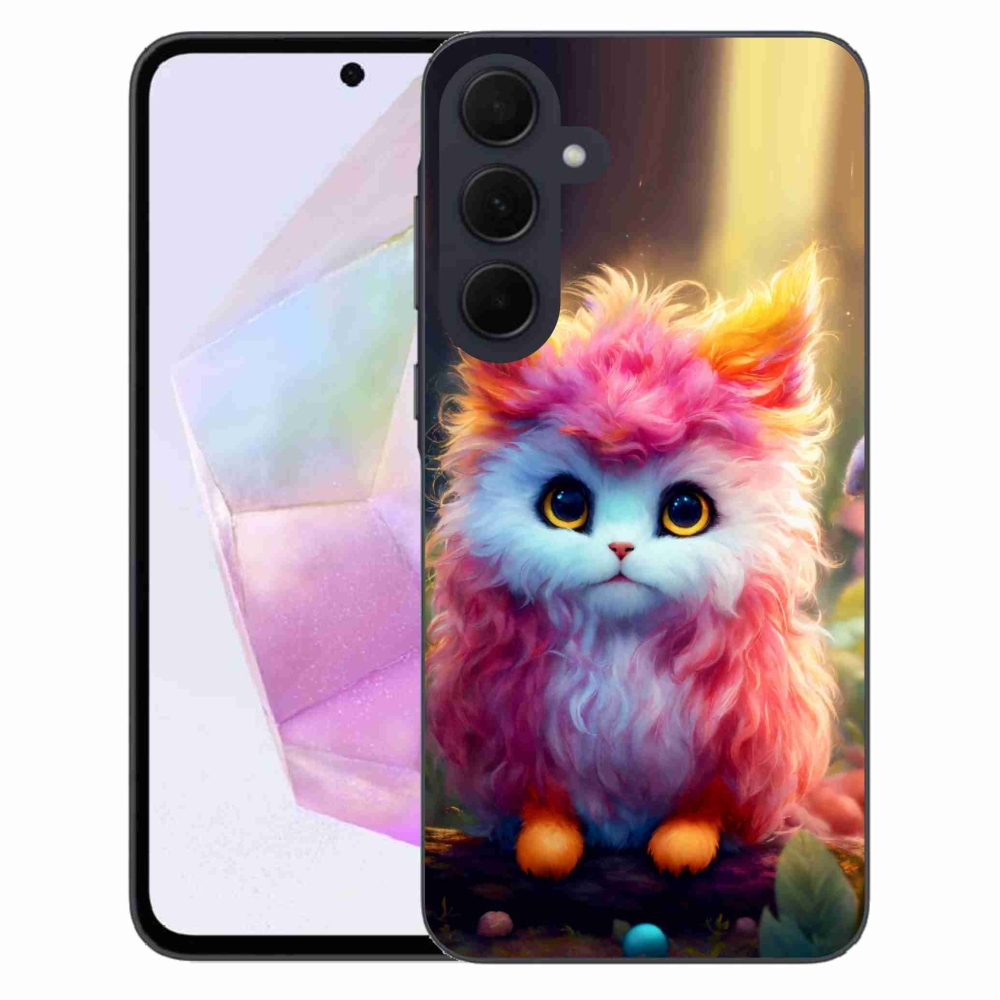 Gél borítás mmCase Samsung Galaxy A35 5G - aranyos cica 5