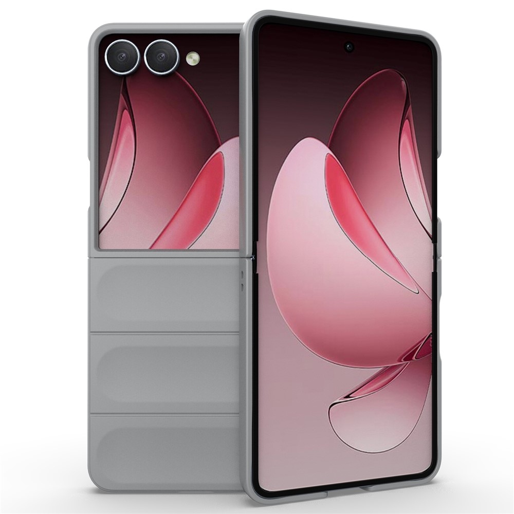 Rugg tartós zselés tok Samsung Galaxy Z Flip7 5G készülékhez - világosszürke