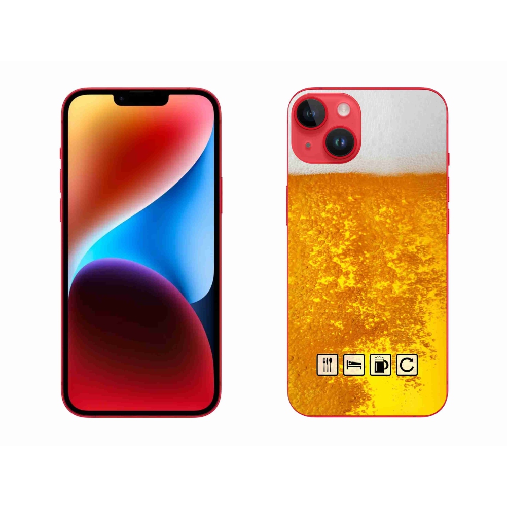 Gél borítás mmCase iPhone 14 Plus készülékhez - sör motívum 3
