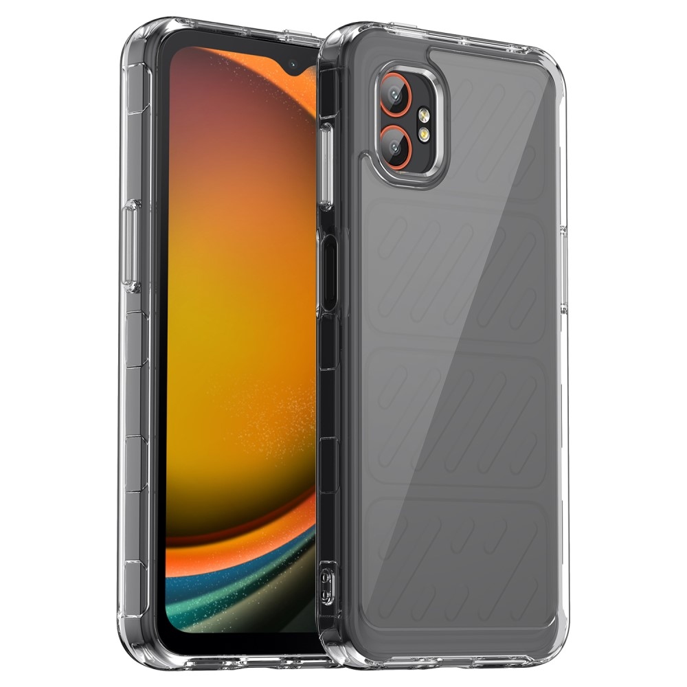 Gél tok kemény hátlappal Samsung Galaxy Xcover 7 Pro készülékhez - átlátszó