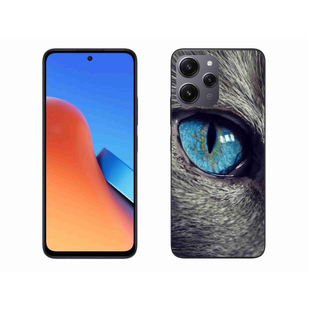 Gél borítás mmCase a Xiaomi Redmi 12-hez - kék macskaszem