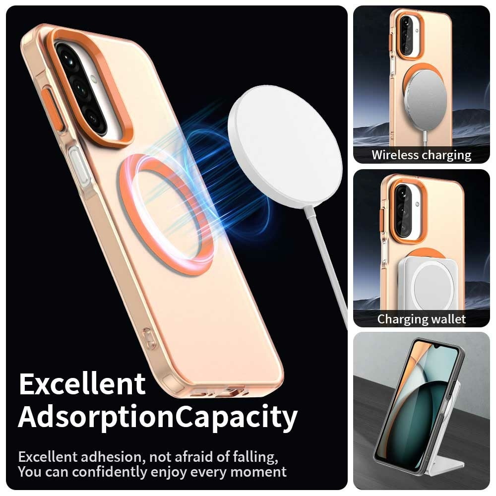 Candy zselés tok MagSafe-val Samsung Galaxy A26 5G - narancssárga
