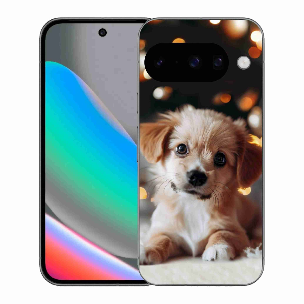 Zselés borítás mmCase a Google Pixel 10 - kölyökkutyakölyökhöz