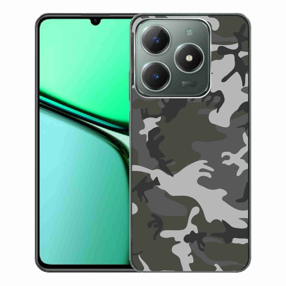 Zselés borítás mmCase a Realme C61 készülékhez - álcázó mintás