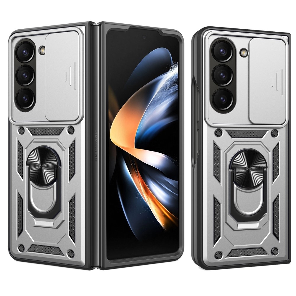 Csúszásálló borítás Samsung Galaxy Z Fold5 5G készülékhez - ezüst