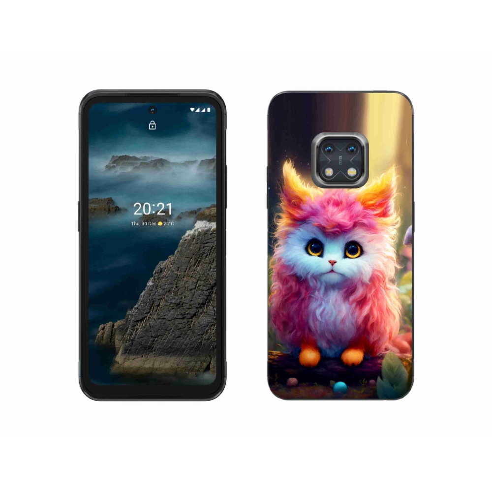 Gél borító mmCase a Nokia XR20 készülékhez - aranyos cica 5