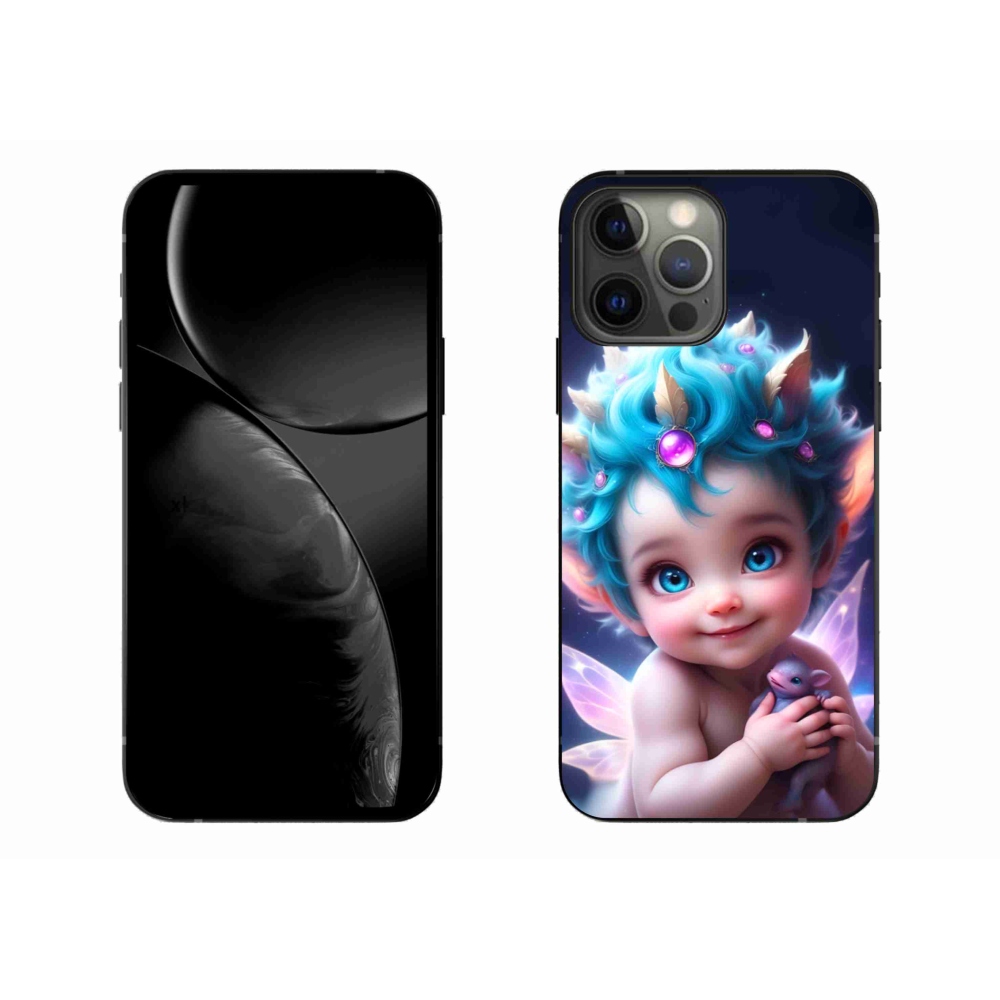 Gél borítás mmCase iPhone 13 Pro Max készülékhez - baba pillangószárnyakkal