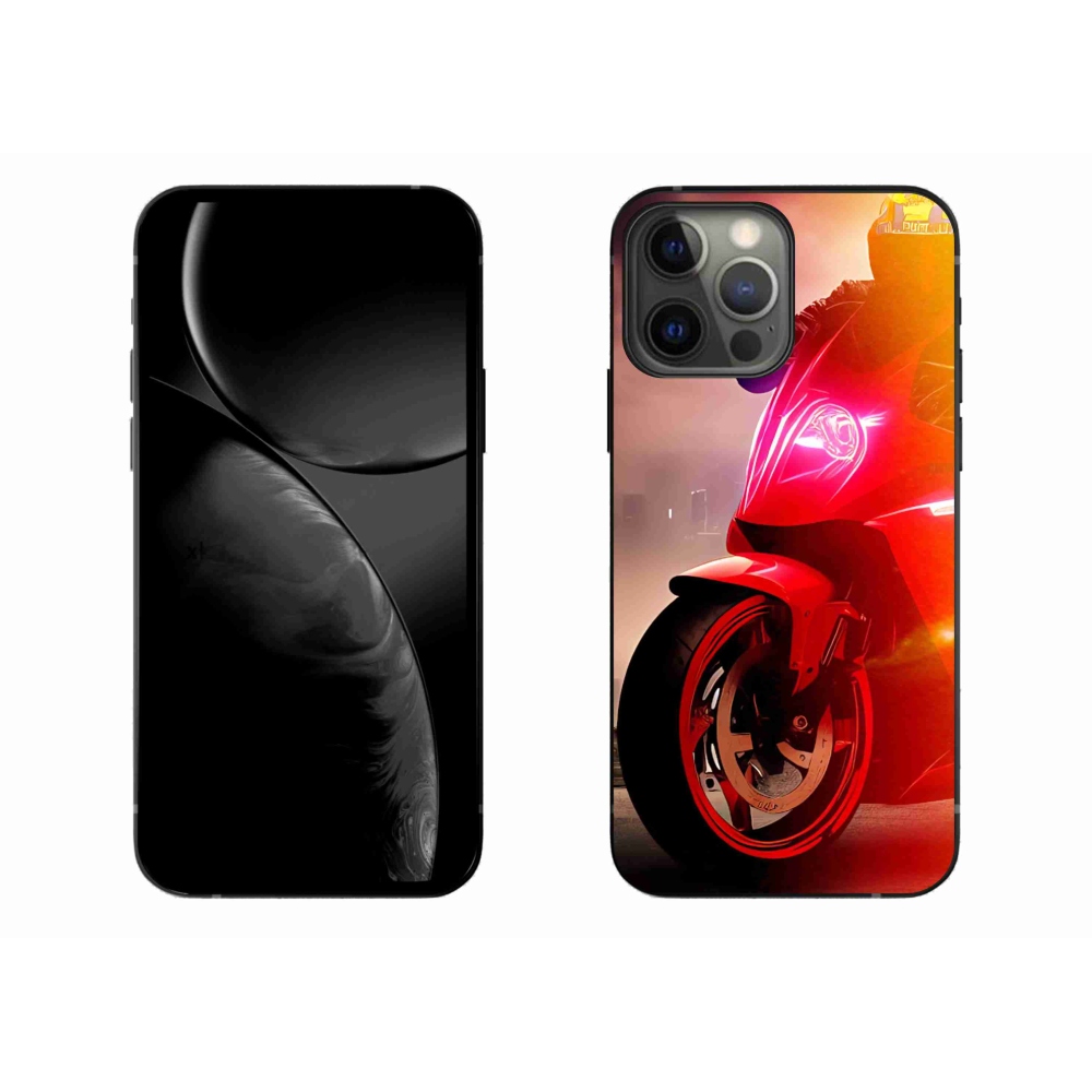 Zselés borítás mmCase iPhone 13 Pro Max készülékhez - motorbicikli