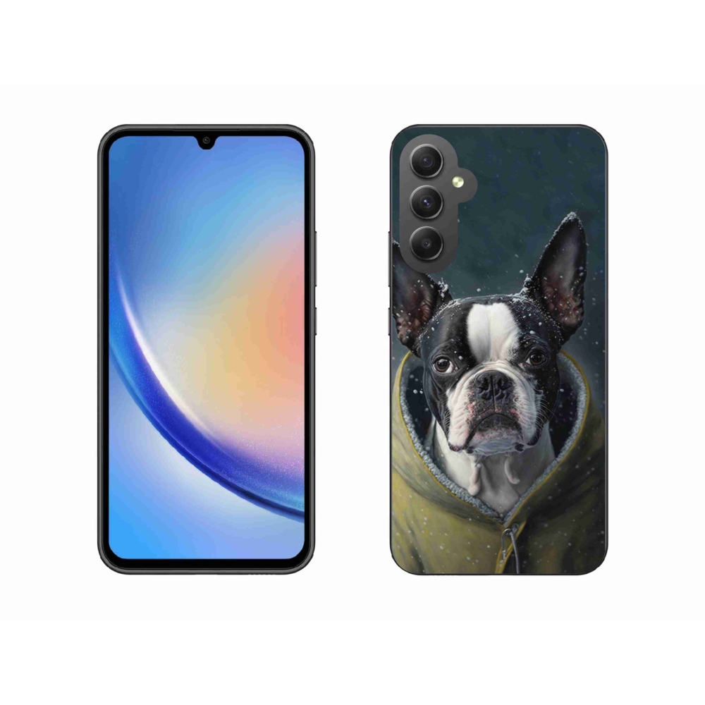 Zselés borítás mmCase Samsung Galaxy A34 5G - bulldog
