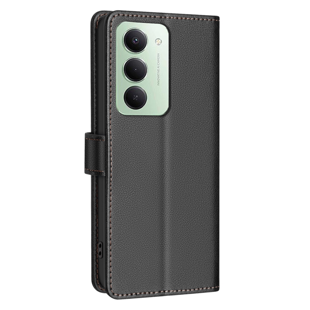 BINFEN könyvtáska Xiaomi Redmi 15 5G (169mm) - fekete