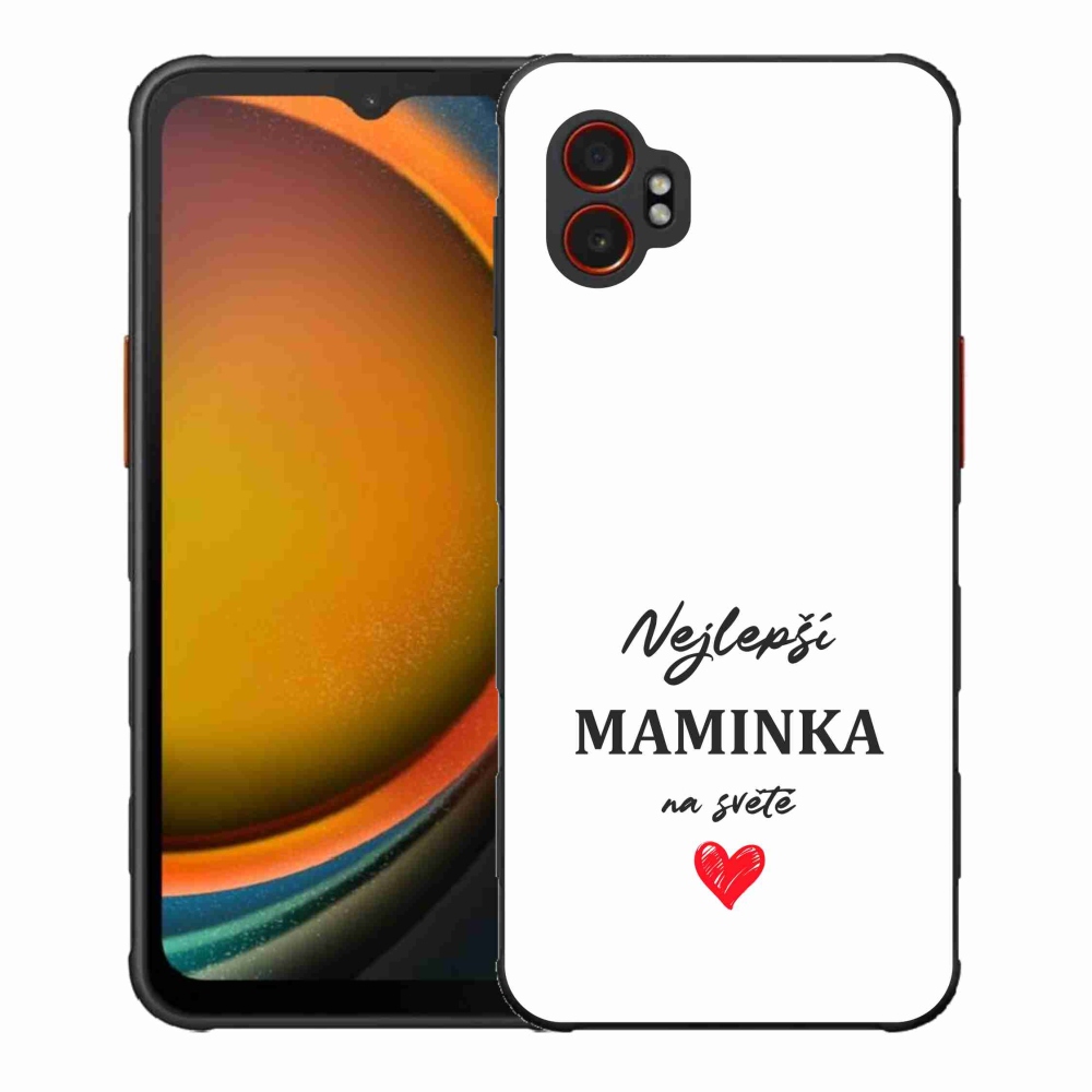 Gél borító mmCase Samsung Galaxy Xcover 7 Pro - legjobb anya 1 fehér háttér