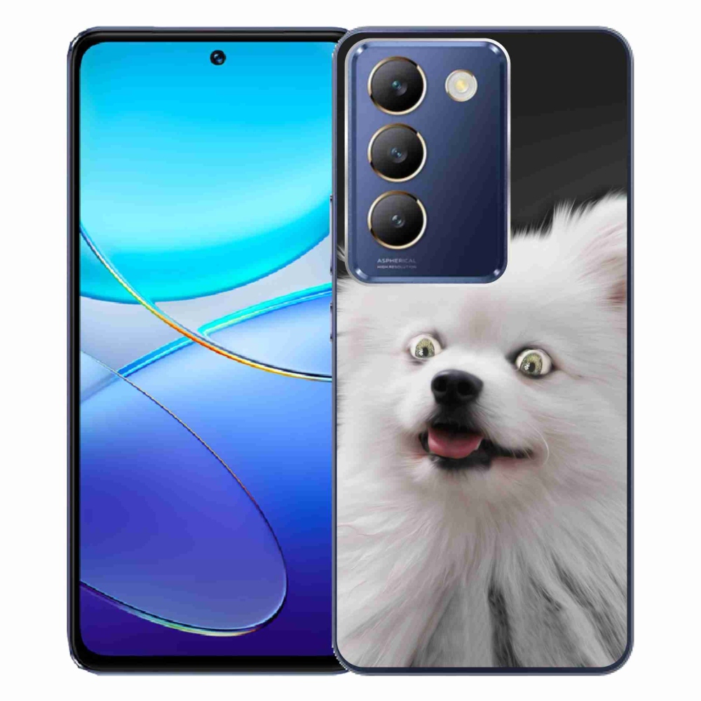Gél borítás mmCase a Vivo V40 SE 4G/5G készülékhez - fehér tüske