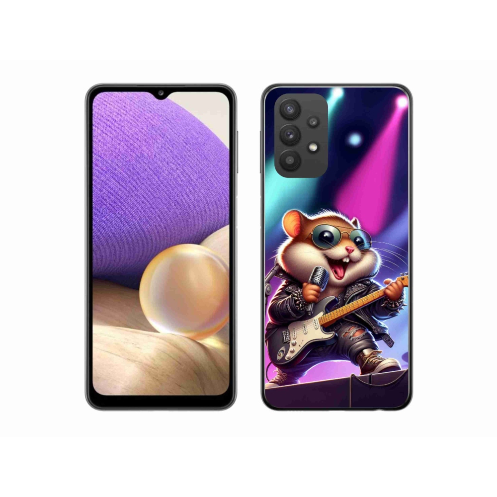 Gél borítás mmCase Samsung Galaxy A32 5G - hörcsög hintalóhoz