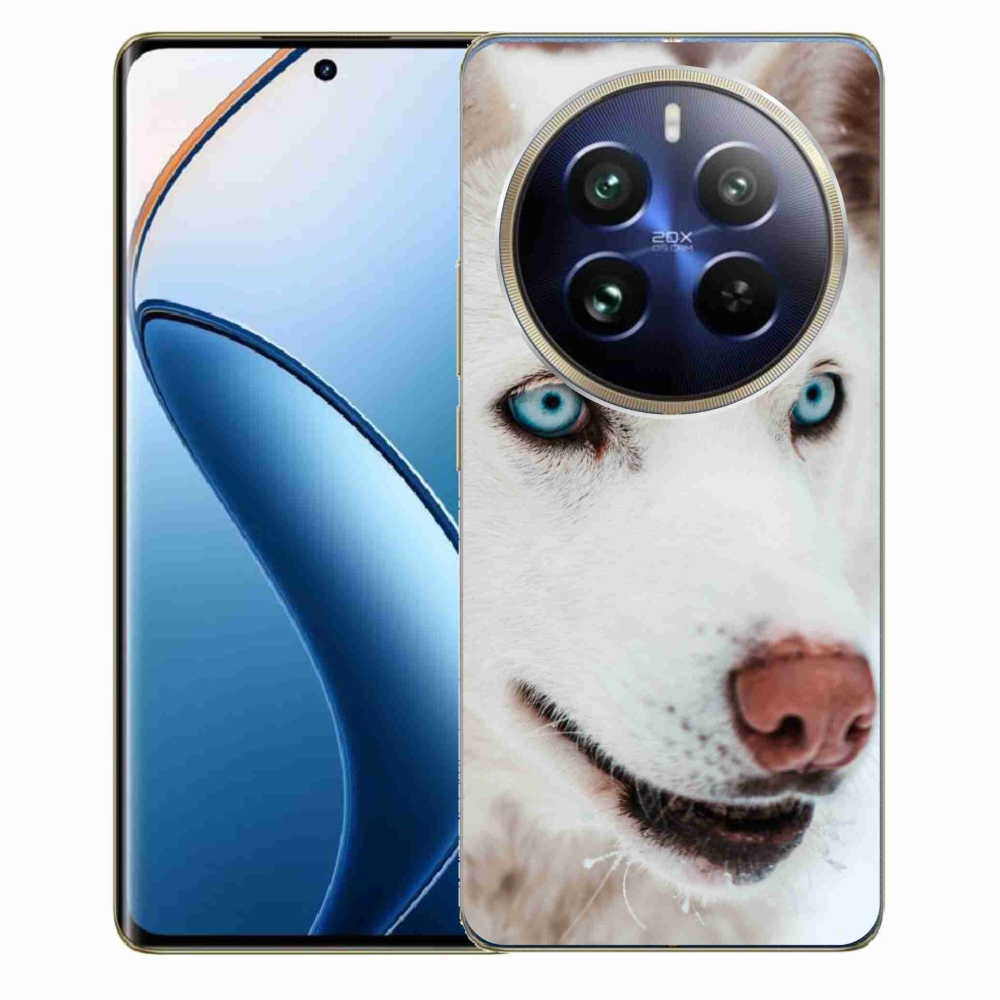 Gél tok mmCase a Realme 12 Pro 5G/12 Pro+ 5G számára - kutyaszemmel nézve