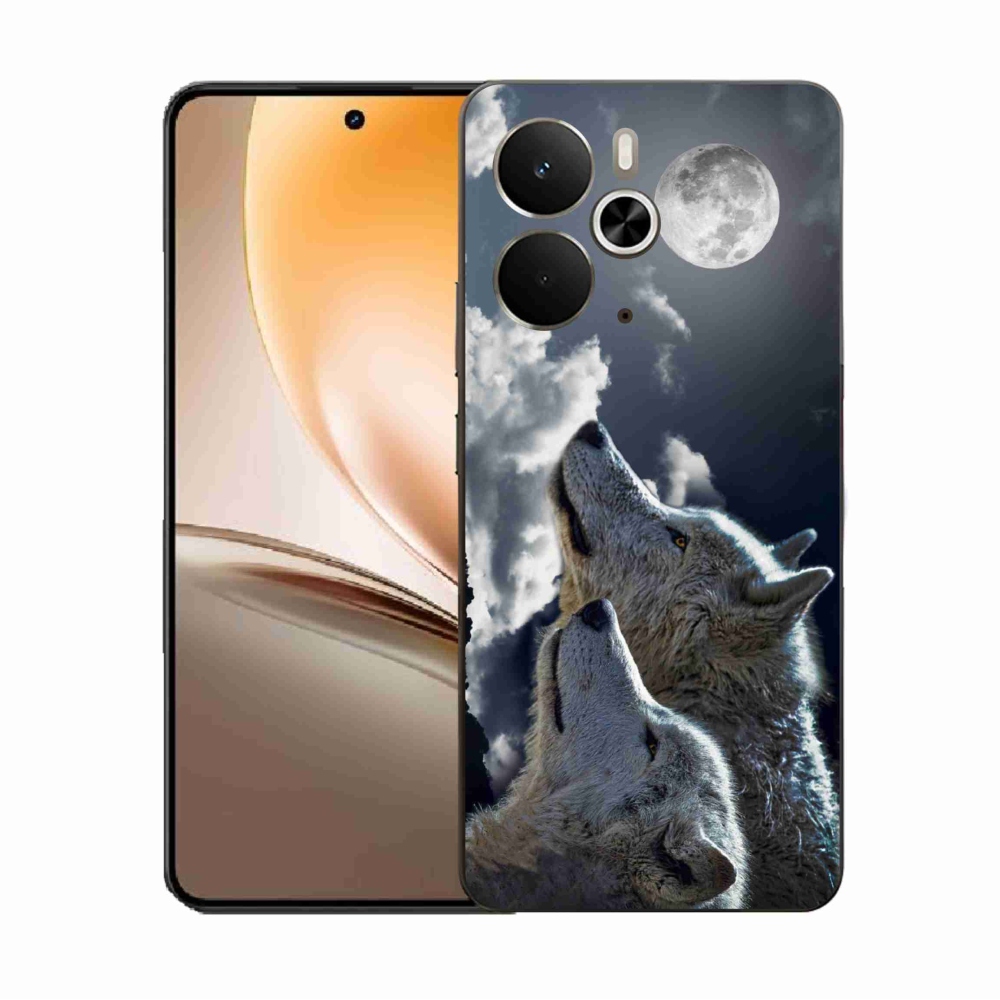 Gél borítás mmCase a Realme 14 5G készülékhez - farkasok