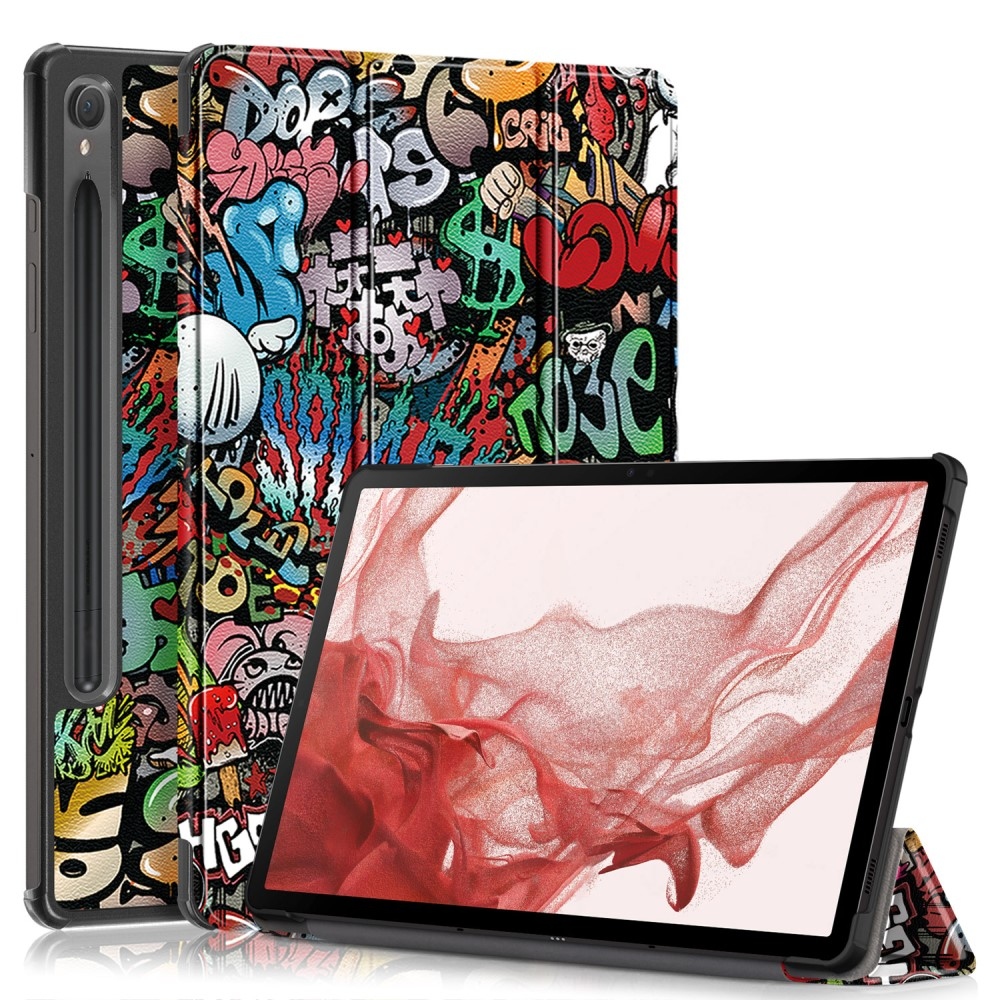 Nyomtatás intelligens záró tok Samsung Galaxy Tab S9/Tab S10 készülékhez - graffiti