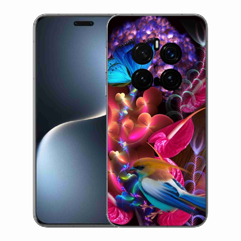 Gél borító mmCase a Honor Magic 7 Pro 5G készülékhez - színes virágok