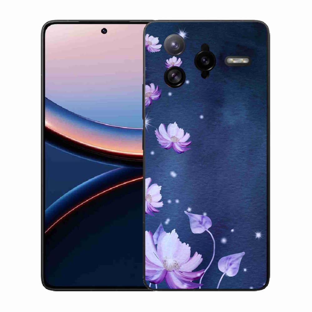Gél borító mmCase a Xiaomi Poco F7 Ultra számára - hulló virágok