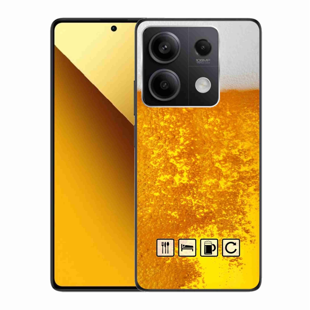 Gél borítás mmCase a Xiaomi Redmi Note 13 5G számára - sör motívum 3